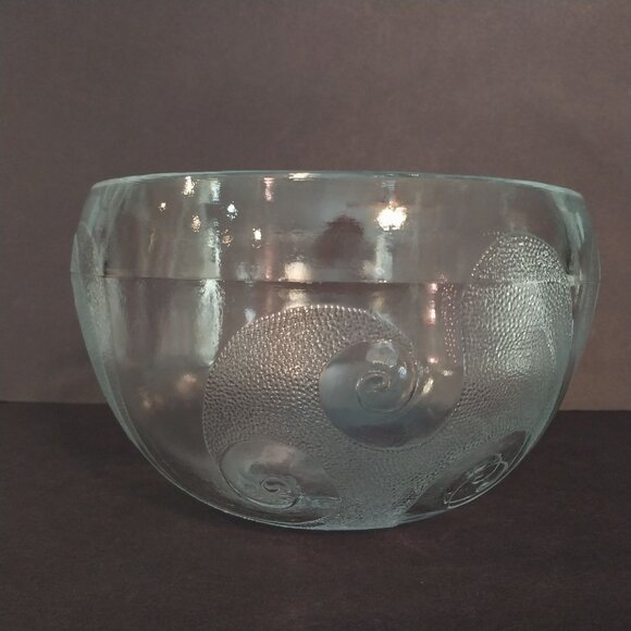 Holmegaard Michael Bang Rough Wave Pattern Bowl Glastronomi Line 1975 - Picture 2 of 8